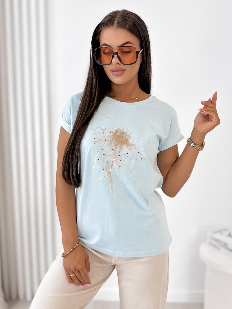 BLUZKA ALDISS BŁĘKITNA