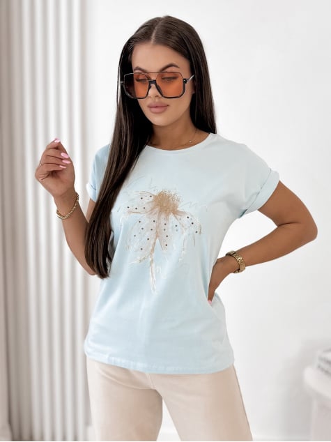BLUZKA ALDISS BŁĘKITNA