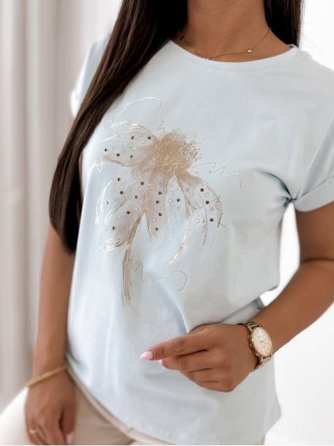 BLUZKA ALDISS BŁĘKITNA