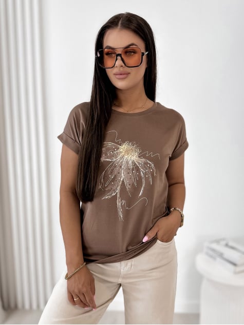 BLUZKA ALDISS BRĄZOWA