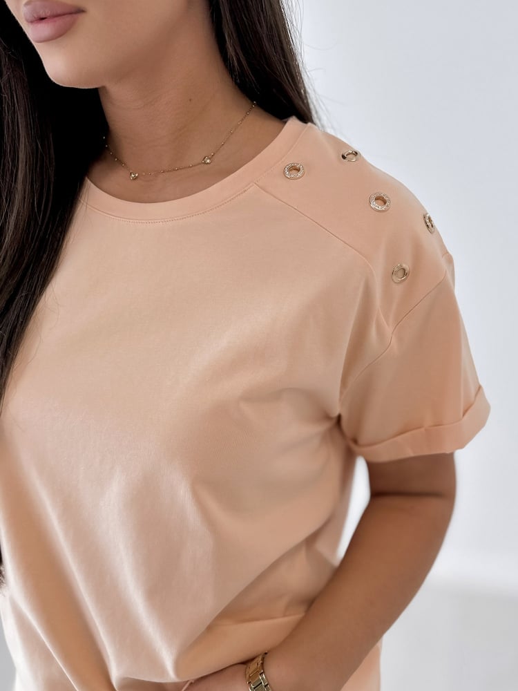 BLUZKA MURPHY BRZOSKWINIOWA