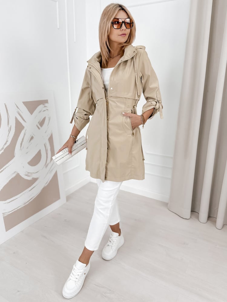 KURTKA ORSINO CIEMNOBEŻOWA