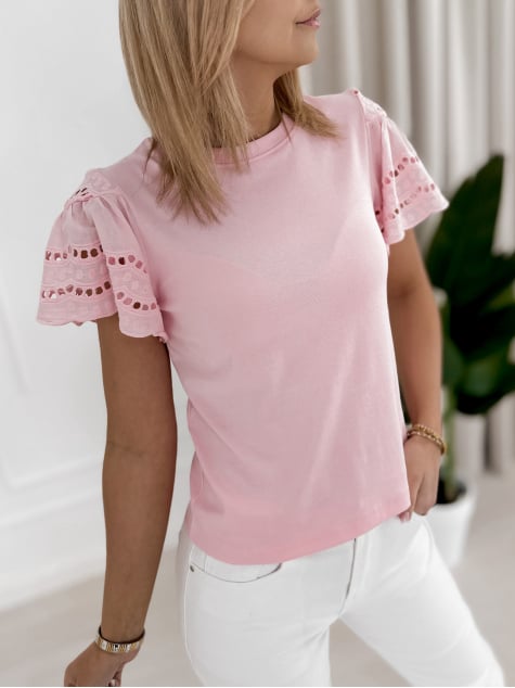 BLUZKA LESTAT PUDROWY RÓŻ