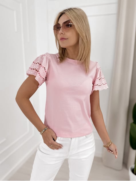 BLUZKA LESTAT PUDROWY RÓŻ