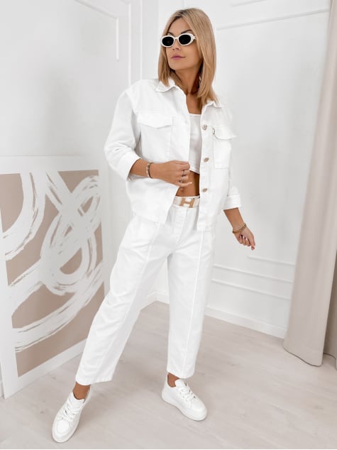 KOMPLET SZTRUKSOWY KARENIA BIAŁY