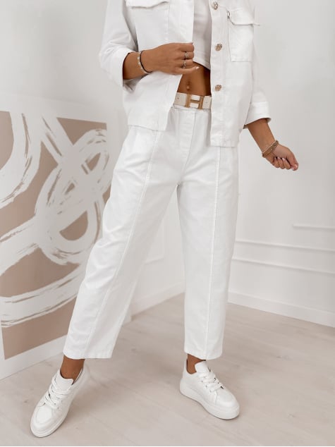 KOMPLET SZTRUKSOWY KARENIA BIAŁY