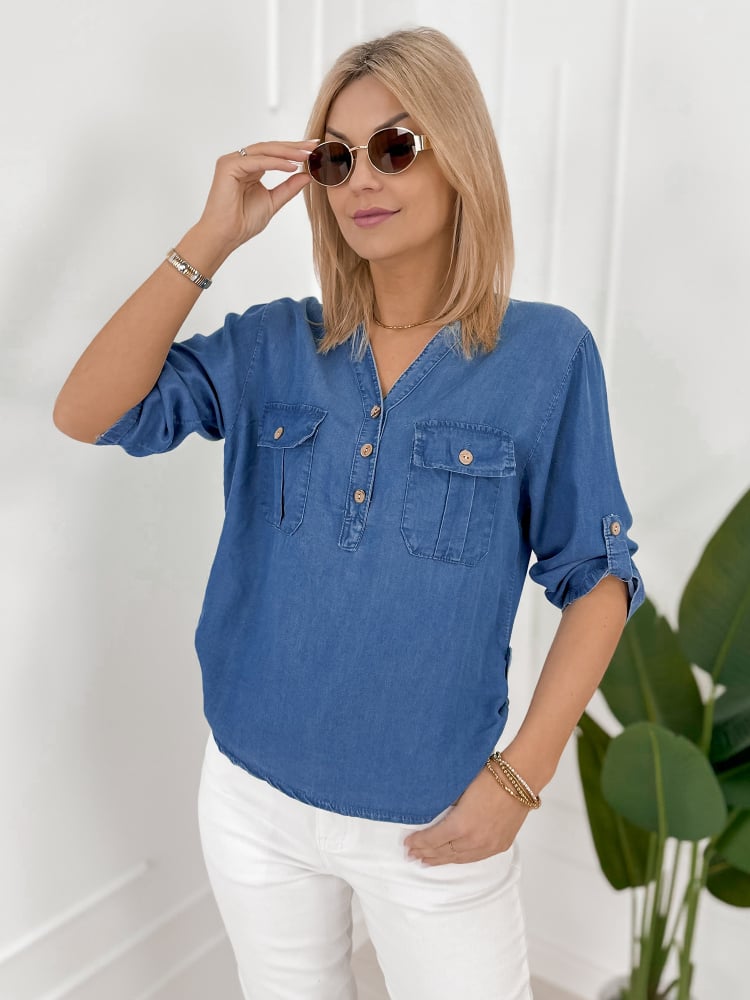 BLUZKA RAMSAY NIEBIESKA