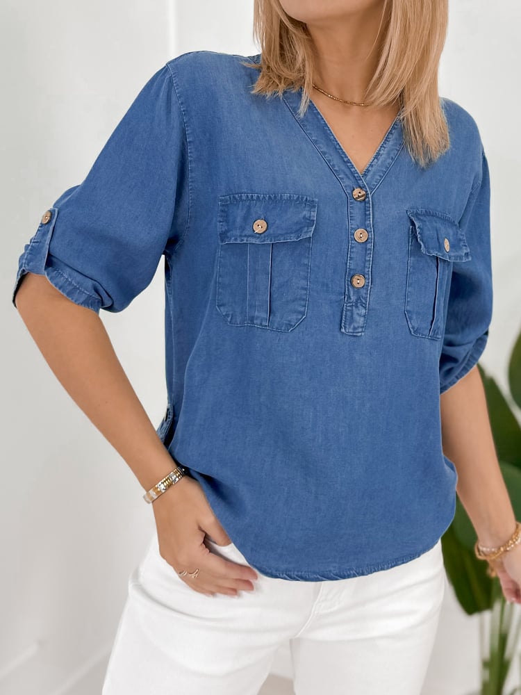 BLUZKA RAMSAY NIEBIESKA