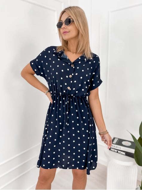 SUKIENKA VALERIA GRANATOWA