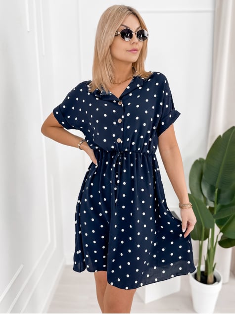 SUKIENKA VALERIA GRANATOWA