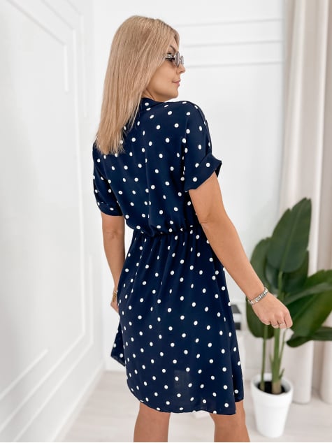 SUKIENKA VALERIA GRANATOWA