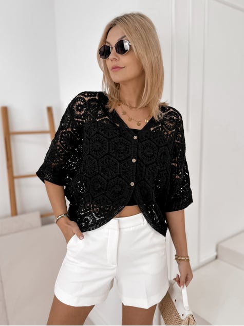 SWETER GASPARD CZARNY