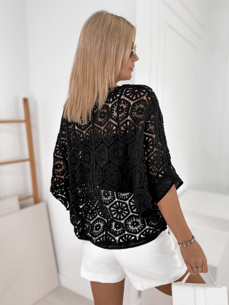 SWETER GASPARD CZARNY