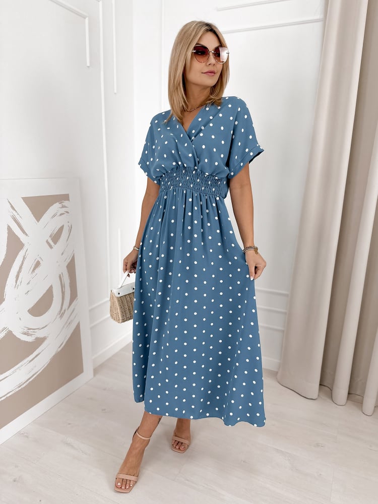 SUKIENKA ALEJANDRO NIEBIESKA