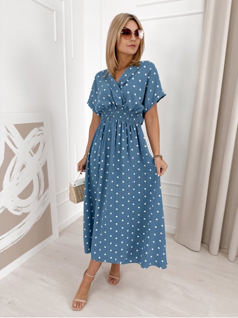 SUKIENKA ALEJANDRO NIEBIESKA