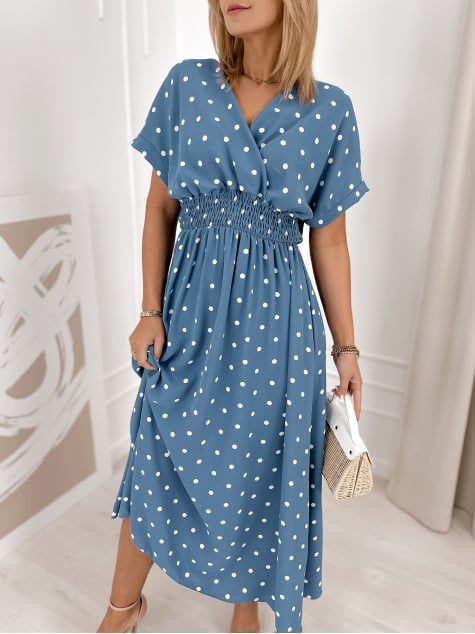 SUKIENKA ALEJANDRO NIEBIESKA