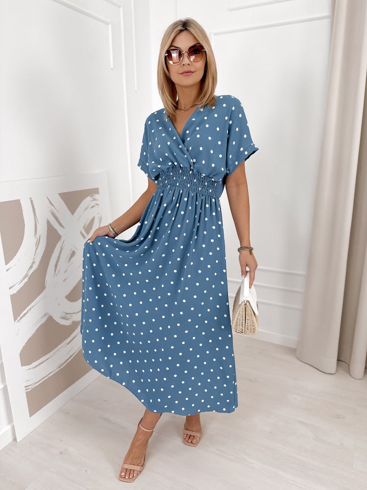 SUKIENKA ALEJANDRO NIEBIESKA