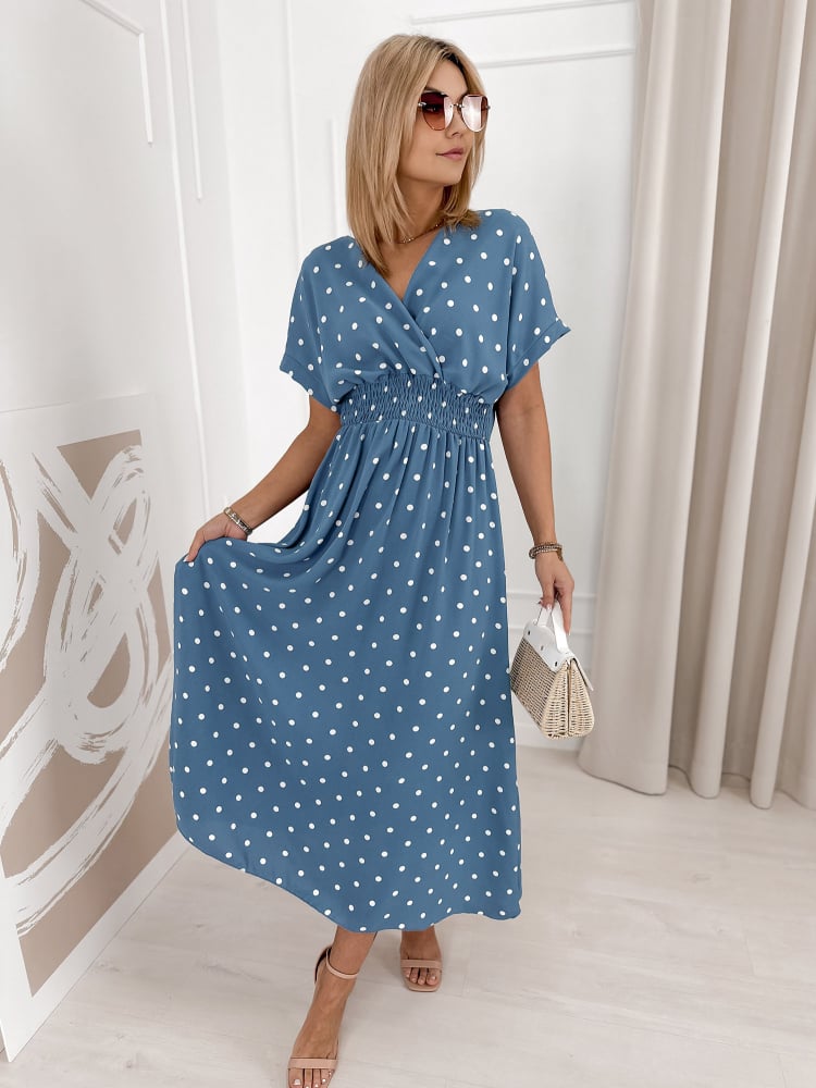 SUKIENKA ALEJANDRO NIEBIESKA