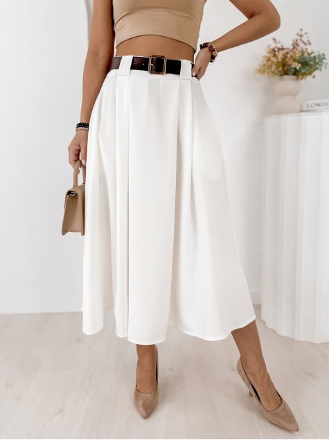 SPÓDNICA ELVIRA ECRU