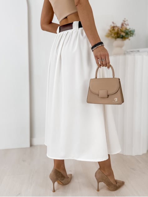 SPÓDNICA ELVIRA ECRU