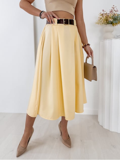 SPÓDNICA ELVIRA ŻÓŁTA