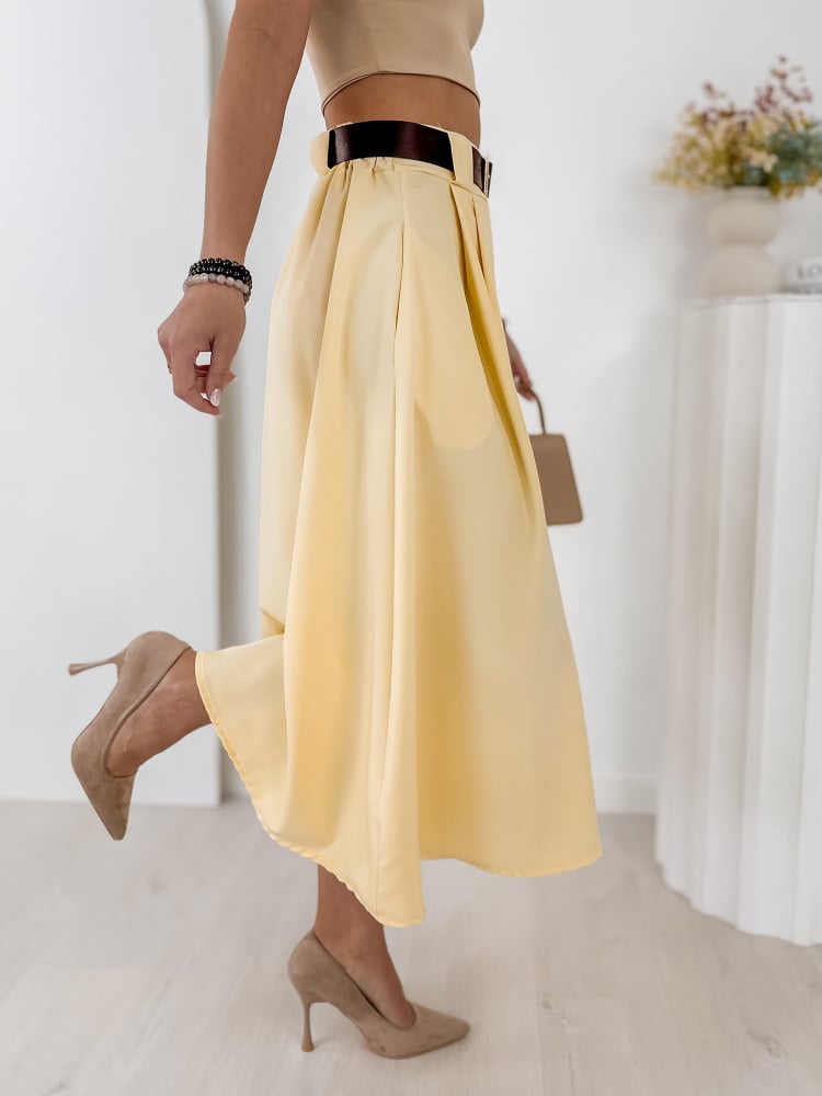 SPÓDNICA ELVIRA ŻÓŁTA