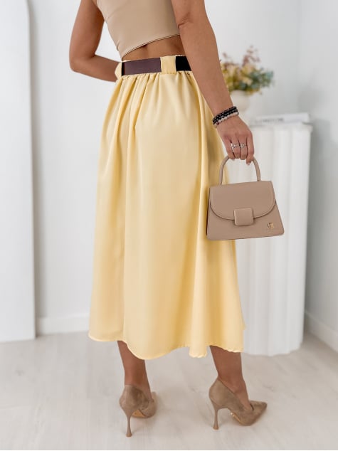 SPÓDNICA ELVIRA ŻÓŁTA