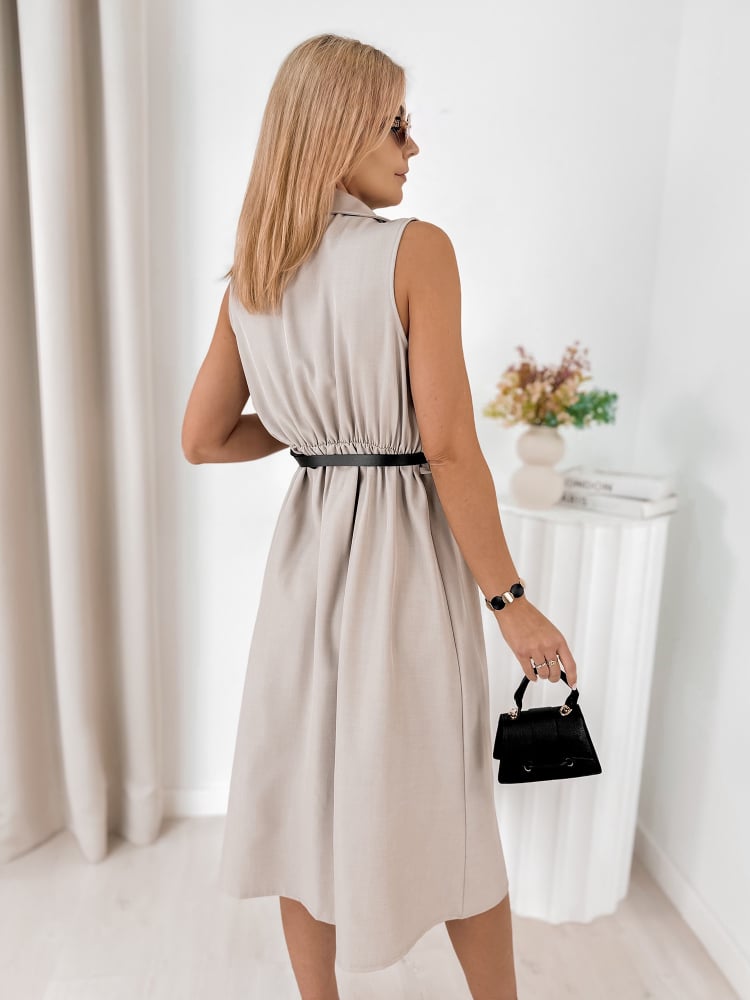 SUKIENKA FALCONE CIEMNOBEŻOWA