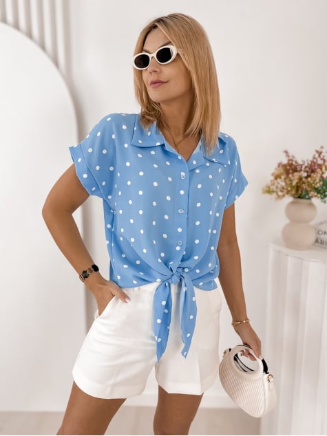 KOSZULA ERYDICE BŁĘKITNA