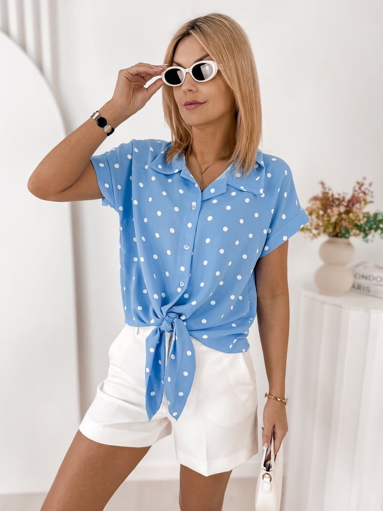 KOSZULA ERYDICE BŁĘKITNA