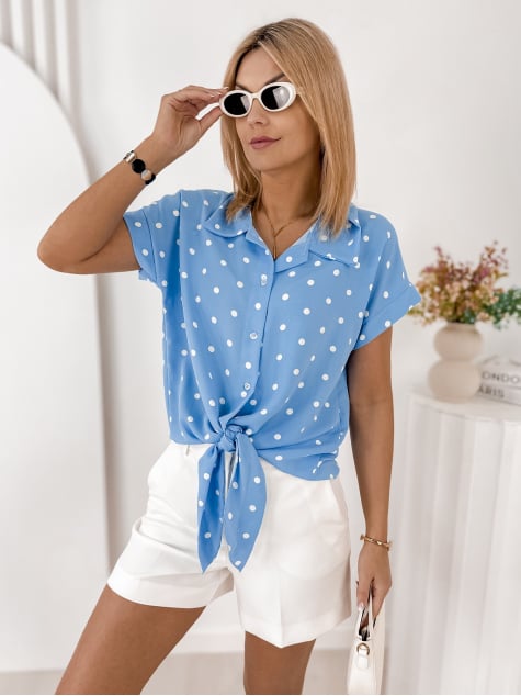 KOSZULA ERYDICE BŁĘKITNA