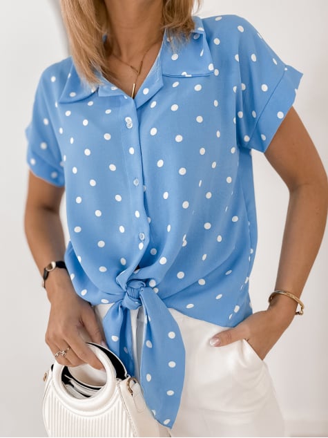 KOSZULA ERYDICE BŁĘKITNA