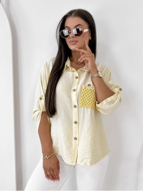 KOSZULA TOMASSO ŻÓŁTA