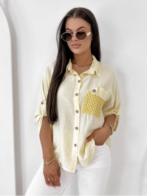 KOSZULA TOMASSO ŻÓŁTA