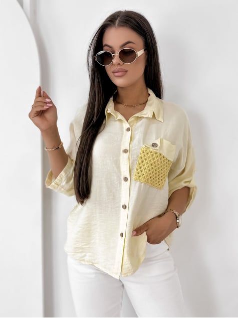 KOSZULA TOMASSO ŻÓŁTA