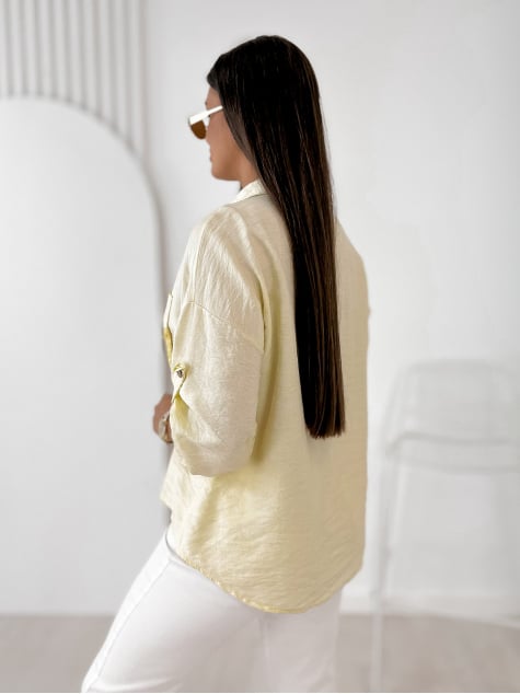 KOSZULA TOMASSO ŻÓŁTA