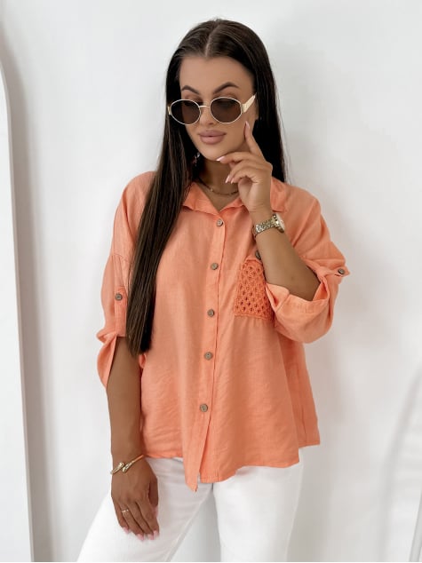 KOSZULA TOMASSO POMARAŃCZOWA