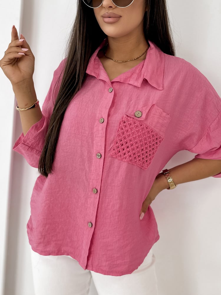 KOSZULA TOMASSO RÓŻOWA