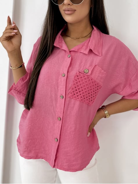 KOSZULA TOMASSO RÓŻOWA