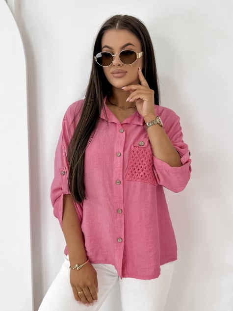 KOSZULA TOMASSO RÓŻOWA