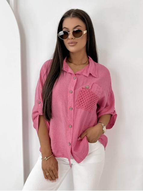 KOSZULA TOMASSO RÓŻOWA