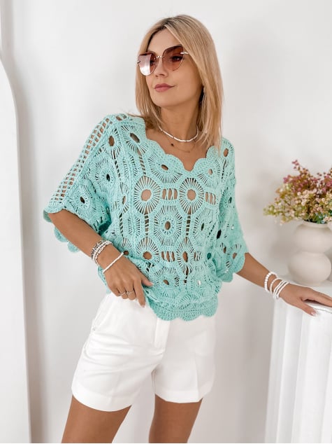 BLUZKA BASTIEN MIĘTOWA