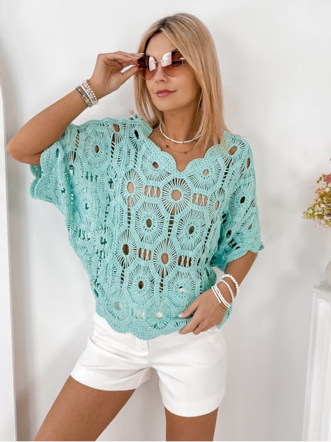 BLUZKA BASTIEN MIĘTOWA