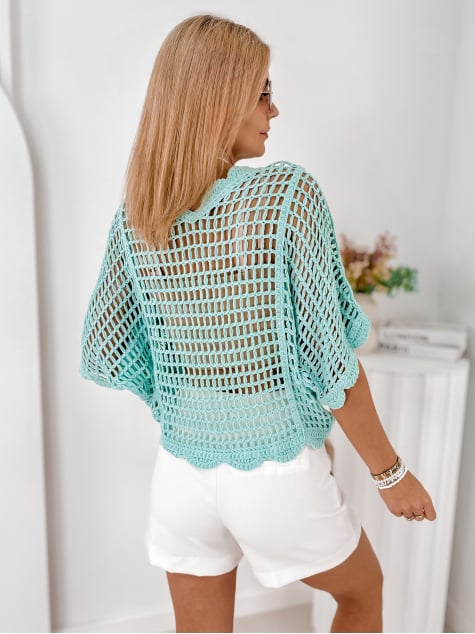 BLUZKA BASTIEN MIĘTOWA