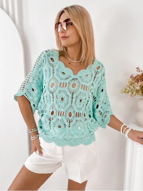 BLUZKA BASTIEN MIĘTOWA