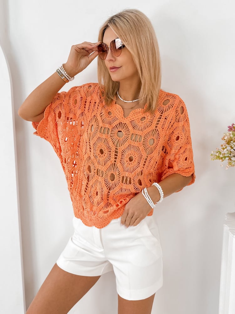 BLUZKA BASTIEN POMARAŃCZOWA