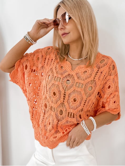BLUZKA BASTIEN POMARAŃCZOWA