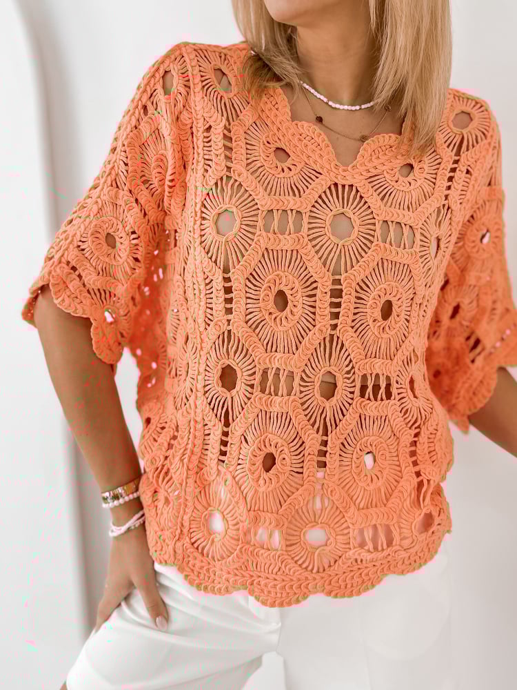 BLUZKA BASTIEN POMARAŃCZOWA