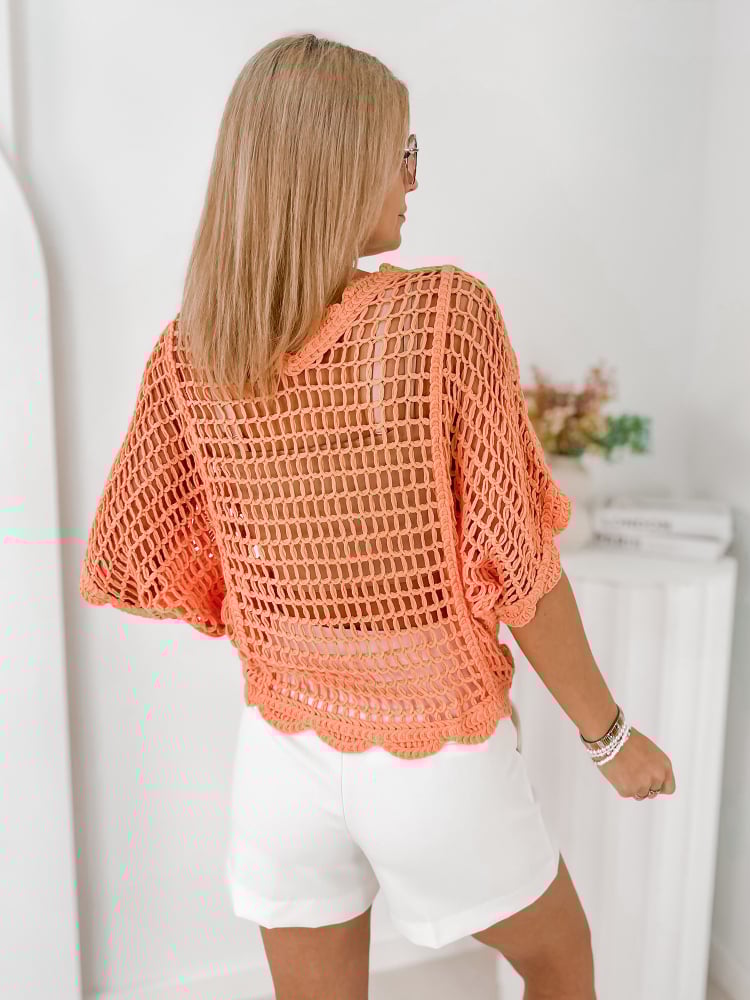 BLUZKA BASTIEN POMARAŃCZOWA