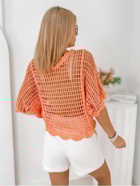 BLUZKA BASTIEN POMARAŃCZOWA